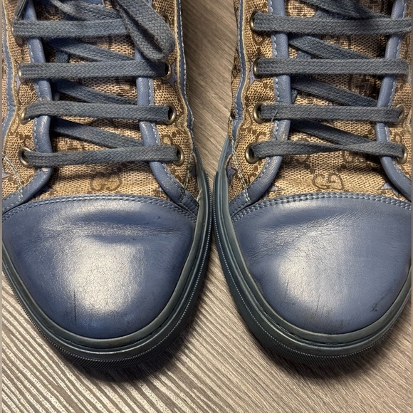 Gucci canvas GG high top sneakers - Picture 7 of 10